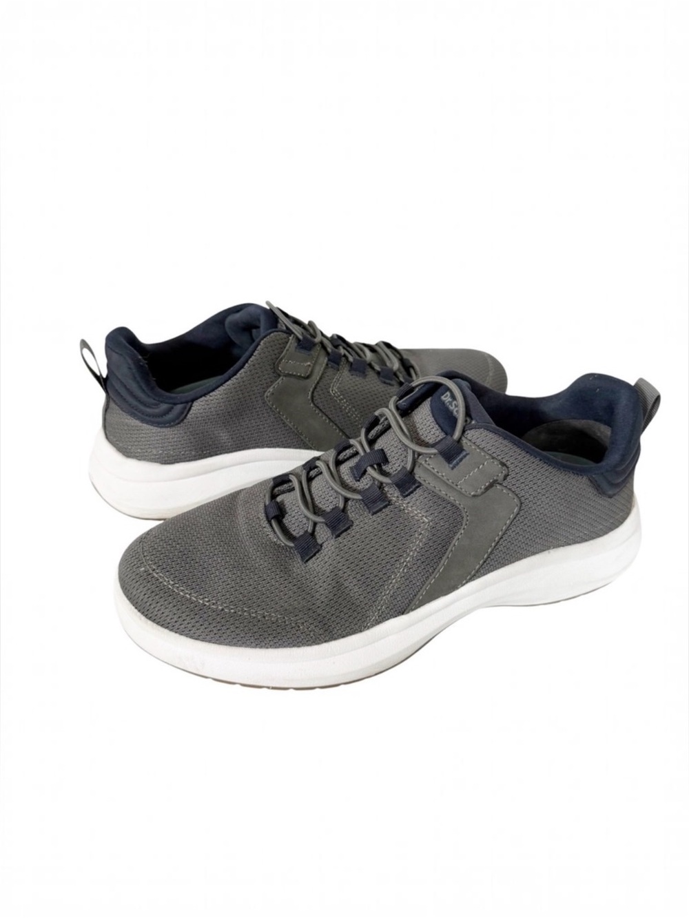 Dr. Scholl's Men's Feel Relief Plantar Fasciitis Gray Slip On Sneakers Size 8.5